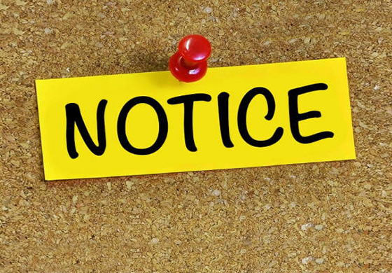 Notice